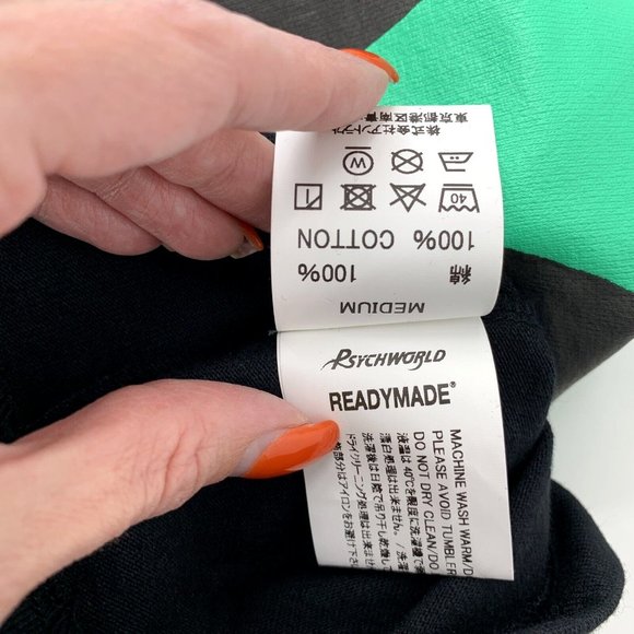 Readymade x Psychworld Psycho World Alien Graphic Print T-Shirt Short Sleeve M - Picture 6 of 8